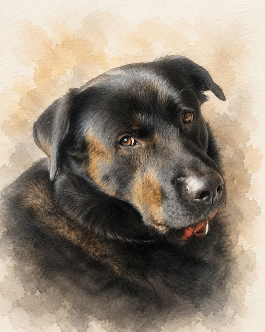 Portrait digital personnalisé de votre animal 🐾