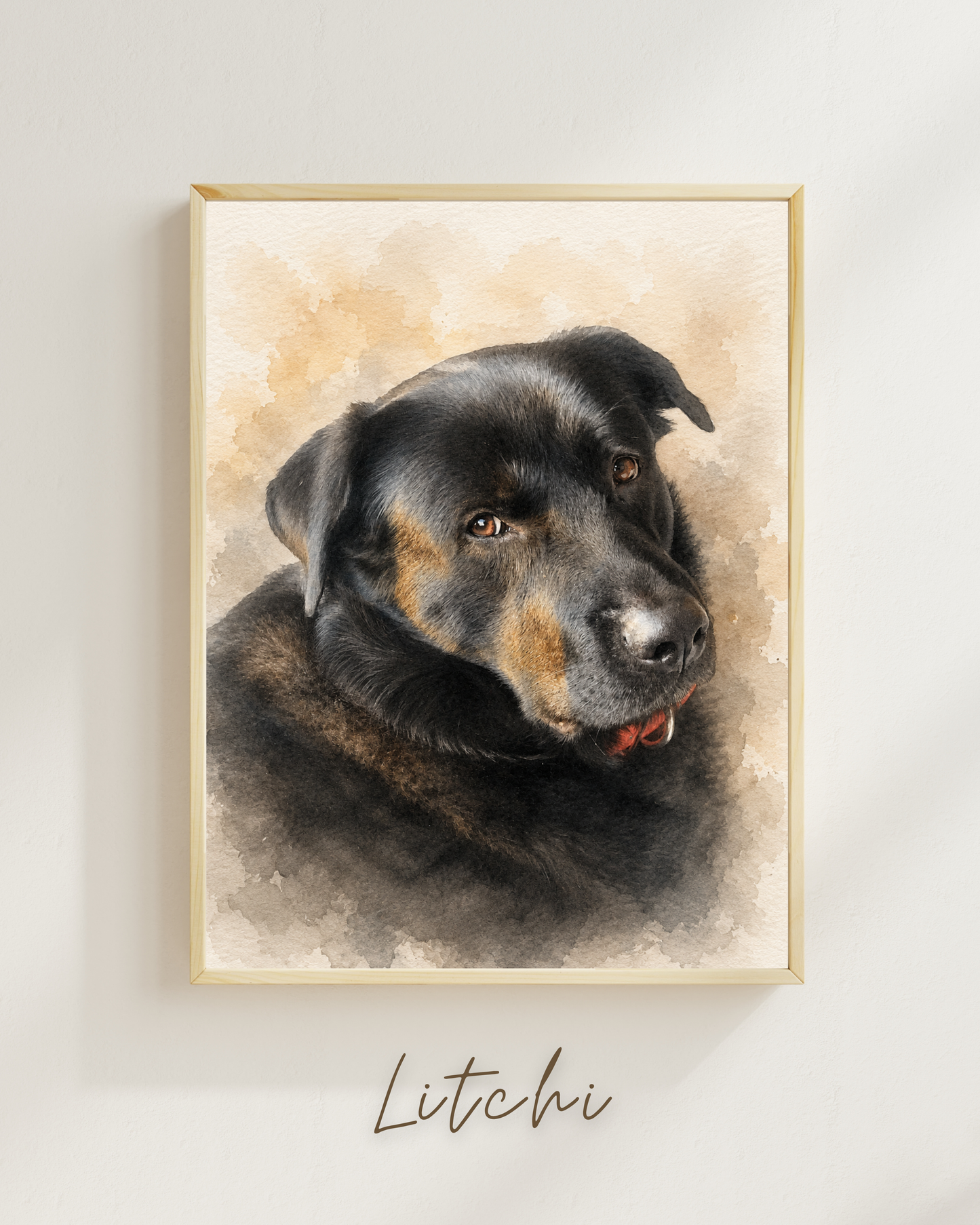 Portrait digital personnalisé de votre animal 🐾