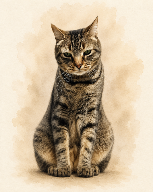 Portrait imprimé personnalisé de votre compagnon 🐾