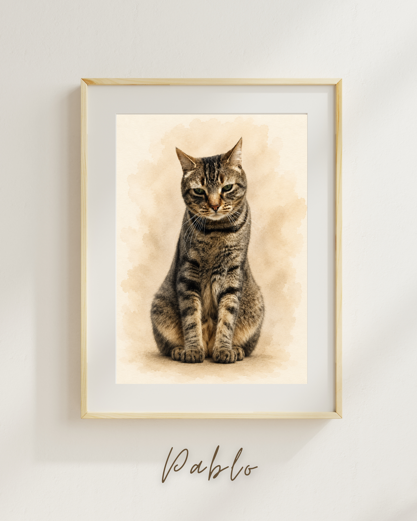 Portrait imprimé personnalisé de votre compagnon 🐾